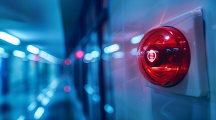 An integrated security system for buildings, including fire alarms, emergency alerts and the necessary tools for safe evacuation.