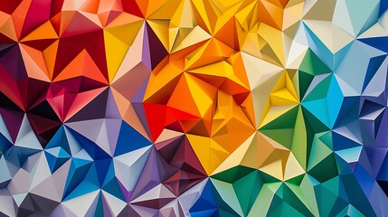 Obraz premium Colorful Unique Abstract geometric background