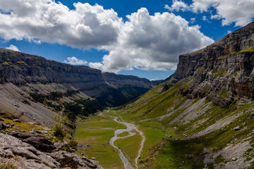 Obraz premium Ordesa y Monte Perdido National Park, Pyrenees, Spain