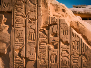 Escrituras antiguas en Egipto