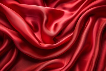 Obraz premium Luxurious Red Silk Fabric