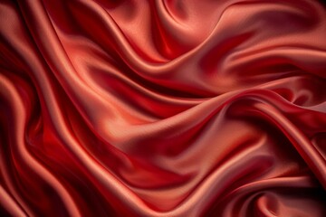 Obraz premium Luxurious Red Silk Fabric