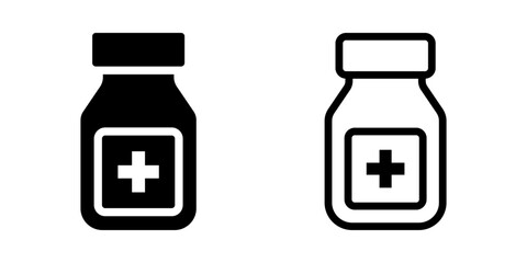 Medicine icon set. medical sign. flat illustration of vector icon on white background
