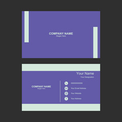 Simple Business Card Template Design