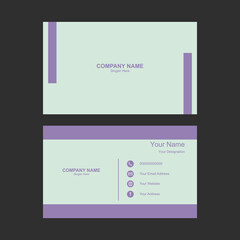 Simple Business Card Template Design