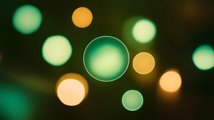 bubbles abstract light illumination, abstract background