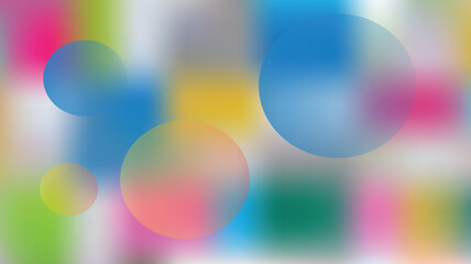 Abstract gradient blur background, Gradient glass circle blur template for decoration. Pattern gradient background.