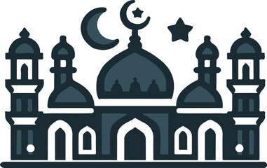 taj mahal vector illustration