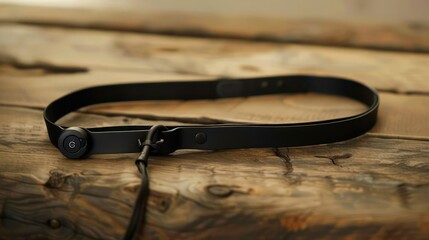 Minimalist leash with smart features like GPS tracking and activity logging