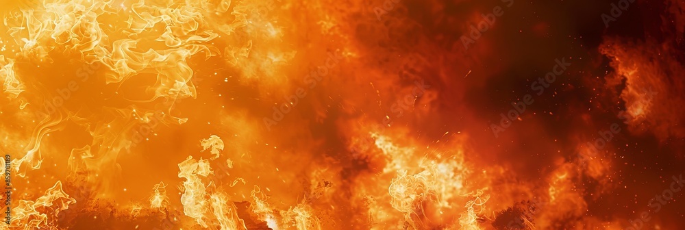 Poster fiery explosion effect background with cinematic texture