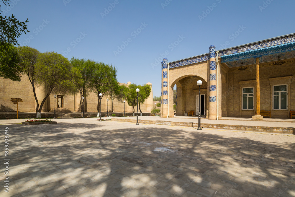 Poster Nurullabai Palace in Khiva, Uzbekistan