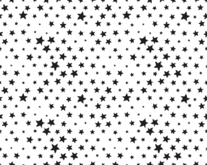 PNG Seamless pattern with black stars