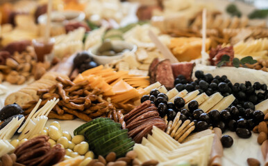 Charcuterie Board Snack Variation Wedding Food Ideas