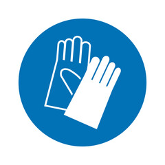 Wear Protective Gloves Sign