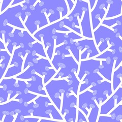 Cartoon autumn seamless mushrooms pattern for wrapping paper and fabrics