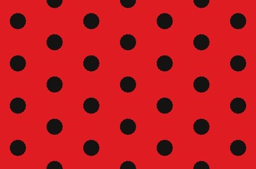 A red and black polka dot pattern © D'StateofArts