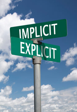 implicit explicit sign
