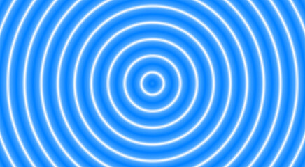 Circle white and blue background.