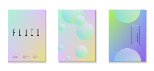 Holographic Shape. Grain Minimal Design. Hologram Placard. Digital Poster. 3d Background. Geometric Space Illustration. Blue Noise Abstract Set. Purple Holographic Shape