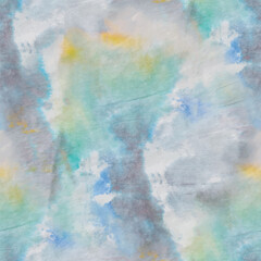 Tie Dye Yellow Boho. Vector Green Grunge. White Yellow Background. Seamless Spiral Texture. Die Yellow Texture. Vector Grey Batik. Blue Swirl Watercolor. Blue Grunge Shirt. Seamless Tie Dye Batik.