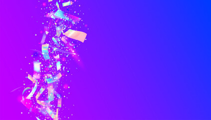 Anniversary Glitter. 3d Effect. Happy Element. Light Christmas Serpentine. Blue Foil Ribbon. Unicorn Tinsel. Falling Paper. Explosion Burst. Pink Anniversary Glitter