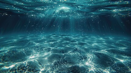 Magnificent sparkling ocean floor texture