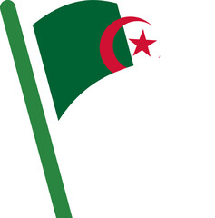 Algeria flag Free Flown icon