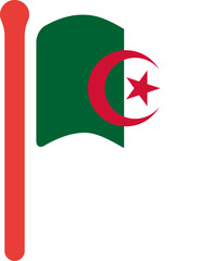 Algeria flag Free Flown Rounded icon
