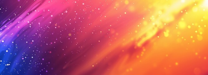 Color flow gradient grainy background, abstract orange blue purple banner