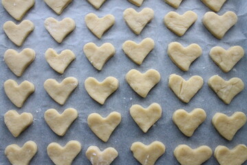 heart shaped cookies