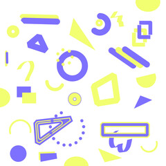 two-color geometric transparent illustration background