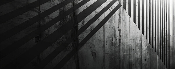 Design art background with a minimalist black and white geometric pattern, sharp lines and angles creating a sense of modern elegance