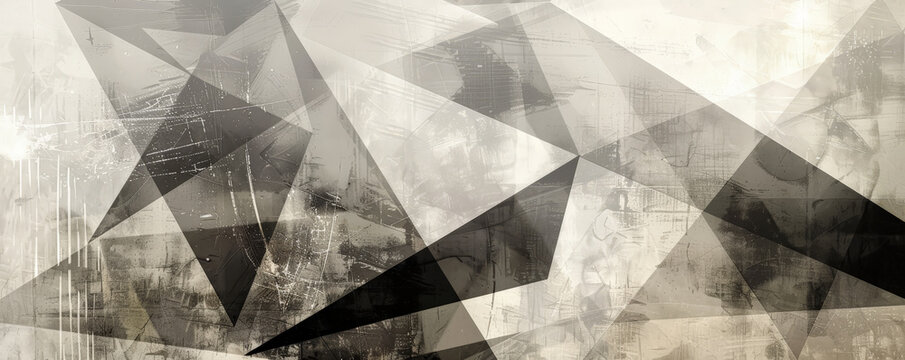 Design art background with a modern abstract design, bold geometric shapes and a monochromatic color scheme