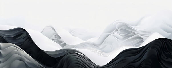 Modern minimalist background with a monochromatic palette of white, grey, and black. The design is elegant and understated, creating a sleek and sophisticated look