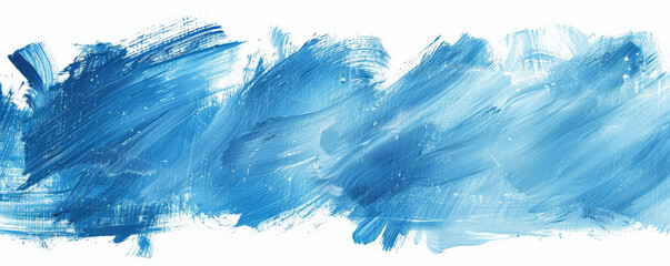 Soft Blues: Gentle blue brush strokes on a white background, creating a calming and serene feel.