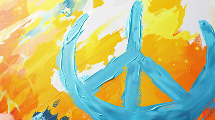 World Peace Day is the canvas where dreams of peace are painted: Illustrate a blank canvas waiting to be painted with images of peace and unity, symbolizing the opportunity for a peaceful future