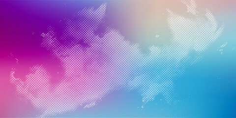 Obraz premium Moder sport backdrop, Dots halftone in two color pattern gradient grunge texture background