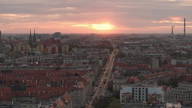 Ujęcia miasta z perspektywy drona