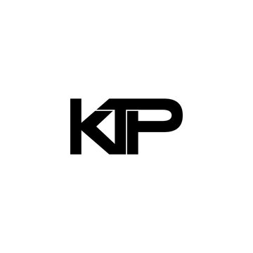 ktp initial letter monogram logo design