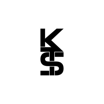 kts initial letter monogram logo design