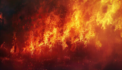 Fraud is the wildfire of digital scammers: Picture a wildfire spreading rapidly through a digital landscape, symbolizing how fraud can quickly spread and cause harm online