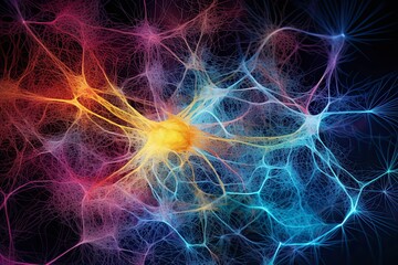 Neural network, visualization, human brain, analog, intricate, detailed, complexity, visual representation, background, cognitive processes, artificial intelligence, machine learning, data processing,