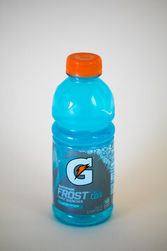 Gatorade Frost Flavor Blue on white background