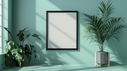 Minimalist Elegance: Sleek Silver Frame Design
