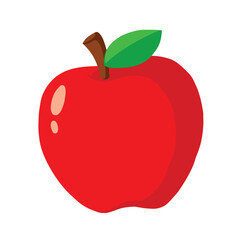 Apple cartoon illustration