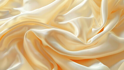 Satin is the smooth, glossy texture of elegant grace: Depict a close-up of satin, with its smooth and glossy texture symbolizing graceful elegance and refinement.