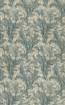 vintage floral patron - Dark Patron - Victorian antigue patron