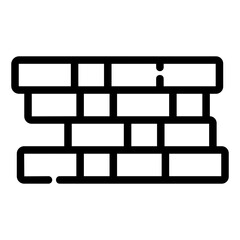 brick outline icon