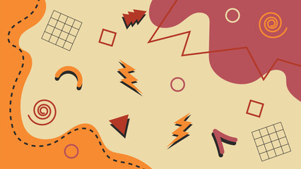 Abstract Retro 90's Background