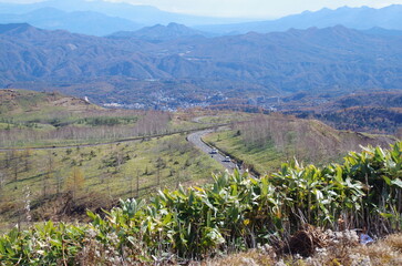 山の風景